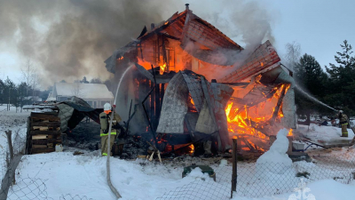 Тело третьего ребенка обнаружили после пожара в частном доме в Татарстане