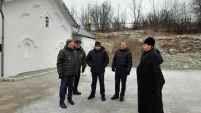 Александр Бельский рассказал о своей поездке в Свято-Троицкий Холковский монастырь