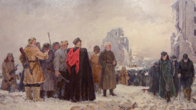 В Музее Академии художеств посвятили выставку Сталинградской битве