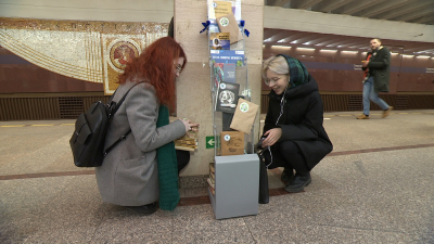 Принести свою литературу и взять из коллекции: в петербургском метро открыли первую мобильную точку буккроссинга