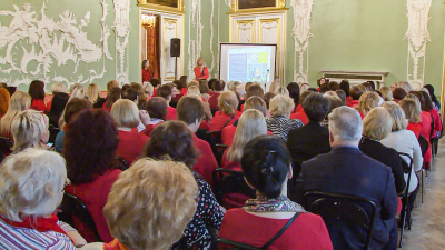 В Строгановском дворце состоялась XIV встреча «Марш в красном»