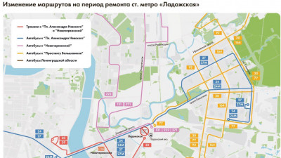 Петербуржцев предупредили о затрудненном движении транспорта на Заневском проспекте 17 марта