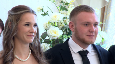 Новая семья в Курортном районе: солдат СВО Дмитрий и его невеста Надежда официально зарегистрировали брак