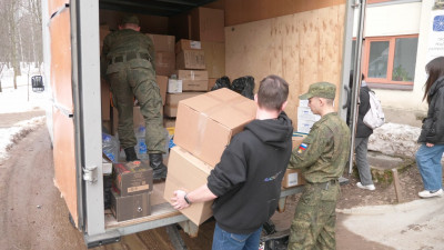 Больше трех тонн гуманитарной помощи СПбПУ отправил в Мариуполь