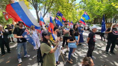 В Австралии устроили масштабную акцию в поддержку России – видео