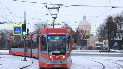 Трамвай №30 будет быстрее возить пассажиров от «Ладожской» до «Площади Александра Невского»
