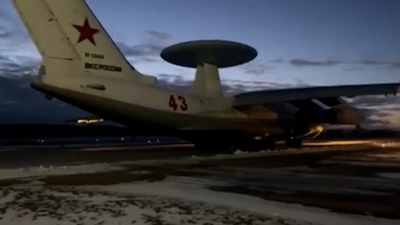 Минобороны Белоруссии показало видео с исправным самолётом А-50 ВКС России