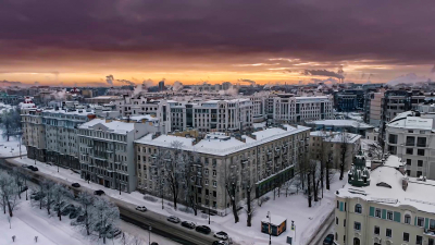 МЧС предупредило петербуржцев о гололедице и 20-градусном морозе в ночь на 10 марта