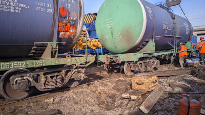 Прокуратура проведет проверку аварии с грузовым поездом на сортировочной станции Петербурга