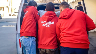 Народный фронт в Петербурге передал в зону СВО очередную партию гуманитарного груза