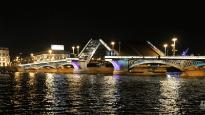 Дворцовый и Благовещенский мосты разведут в ночь на 8 апреля