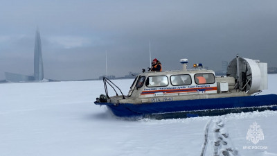 Потепление не мешает петербуржцам рисковать жизнью, выходя на лед
