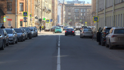 Ещё 21 улица на Петроградской стороне станет односторонней с 1 июля