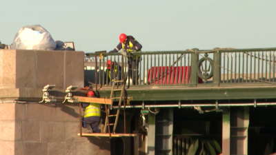 Реконструкцию Биржевого моста планируют закончить к концу мая