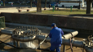 Скоро лето: как готовят к сезону фонтанный комплекс на Московской площади