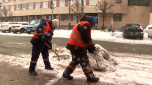 Уборка улиц после снегопада