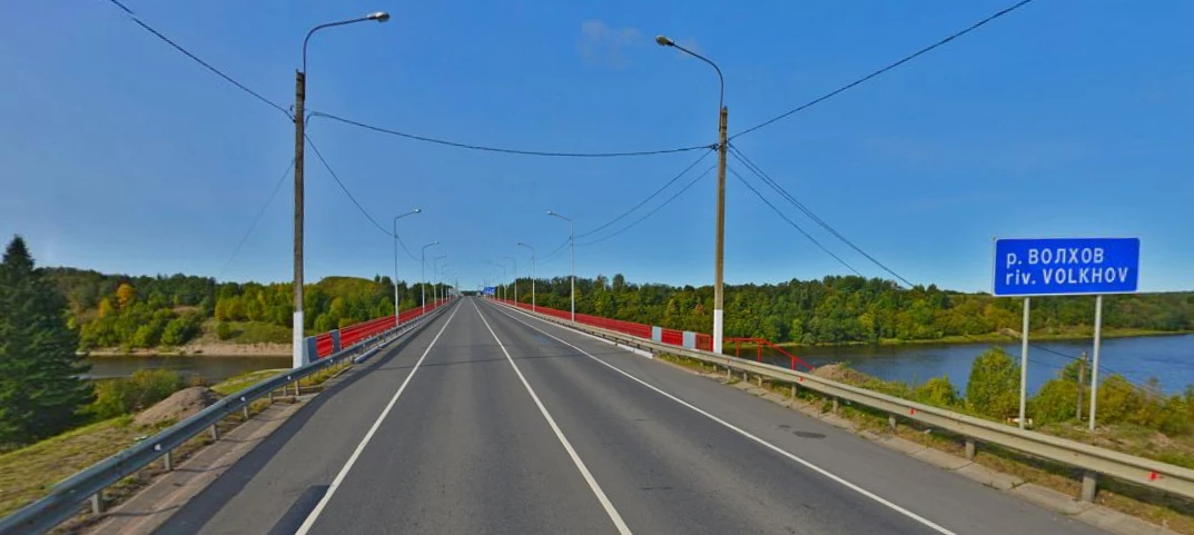 На мосту через реку Волхов на 10-м километре трассы А-114 введут реверсивное движение - tvspb.ru