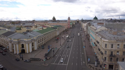 Движение в центре Петербурга ограничено из-за репетиции парада