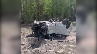 Появилось видео с места покушения на Захара Прилепина