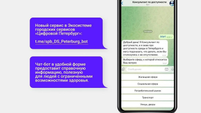 В Петербурге запустили чат-бот для людей с ограниченными возможностями