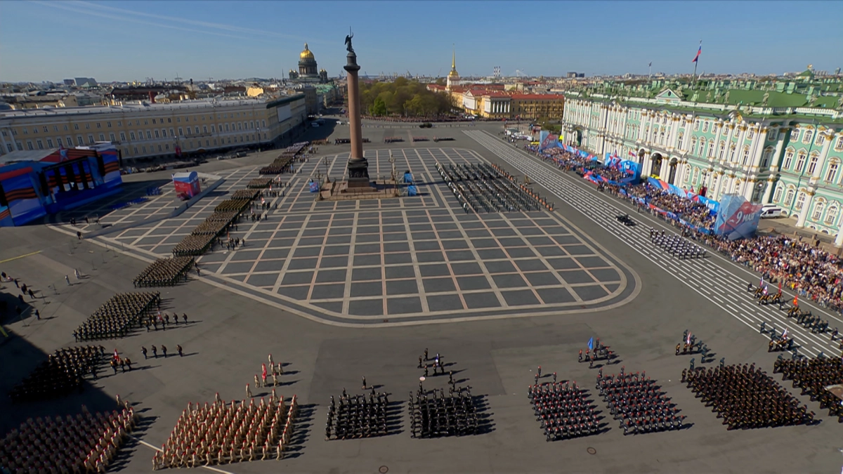 Более миллиона человек посмотрели трансляцию Парада Победы на сайте и в соцсетях телеканала «Санкт-Петербург» - tvspb.ru