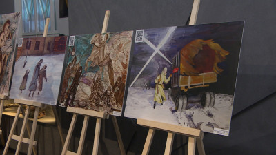 В музее обороны и блокады Ленинграда открылась выставка детских рисунков