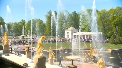 Сезон фонтанов в Петергофе откроется 20 апреля