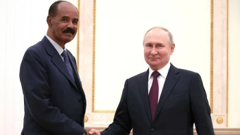 Путин принял в Кремле президента Эритреи Исайяса Афеворки