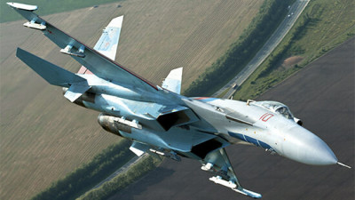 Су-27 Балтийского флота поднимался в небо из-за военных самолётов Германии и Франции