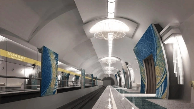 Как будет выглядеть станция метро «Театральная» в Петербурге - tvspb.ru