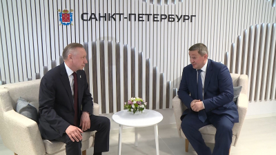 Губернаторы Петербурга и Волгоградской области обсудили развитие сотрудничества