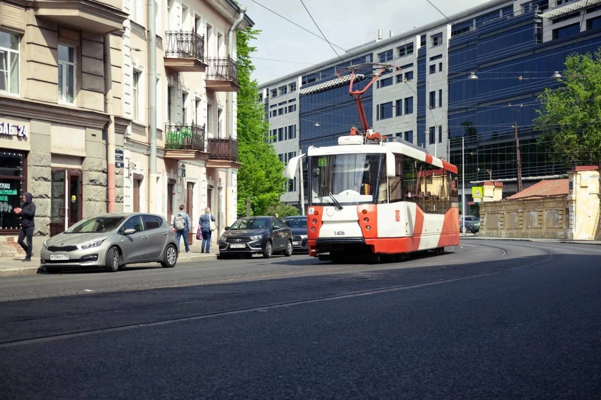 Трамваи вернутся на Старо-Петергофский проспект 2 июня - tvspb.ru