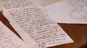 Иллюстрации к роману «Евгений Онегин на выставке в стенах Мемориального музея-дачи А. С. Пушкина