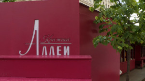 Девятые «Книжные аллеи» в Петербурге. В этом году пространство для посетителей оформлено в стилистике 70-х годов прошлого века