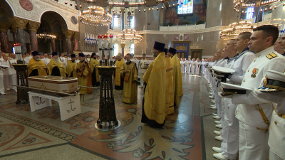 В Кронштадтском Морском соборе можно поклониться мощам святого Федора Ушакова
