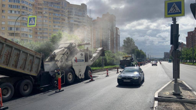 Дорожники отремонтировали Ленинский проспект на 50%