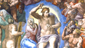 Микеланджело Буонарроти. Фреска «Страшный суд» из Сикстинской капеллы