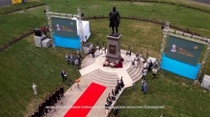 В Великом Новгороде открыли памятник Г.Р. Державину