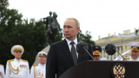Владимир Путин примет участие в параде ВМФ в Санкт-Петербурге 28 июля
