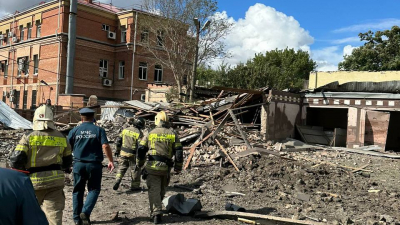 При взрыве ракеты в Таганроге пострадали 15 человек, 9 госпитализированы