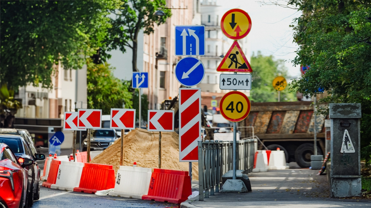 В 6 районах Петербурга из-за ремонта с 28 октября ограничат движение