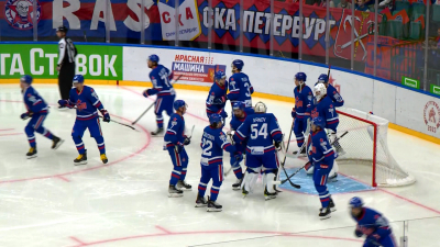 Удаление тренера до конца матча не помешало хоккеистам СКА обыграть «Сибирь»
