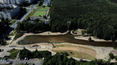 Зона для шашлыка и морской песок: новое общественное пространство появится на набережной реки Лапки в Петербурге