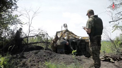На Купянском направлении российская артиллерия разгромила живую силу и склад ВСУ