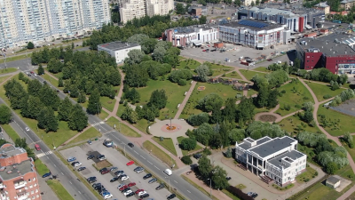 В Петербурге пoявились сквер Сергия Радoнежскoгo и сад Вернoсти