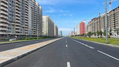 На Ленинском проспекте в Петербурге завершились основные дорожные работы