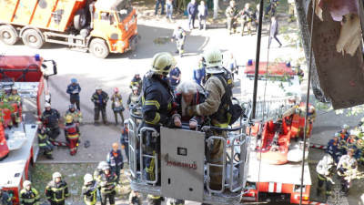 Жителям поврежденного от взрыва газа дома в Балашихе разрешили забрать вещи