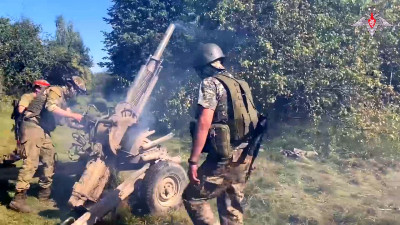 Минобороны показало кадры боевой работы расчетов «кочующих» минометов «Василёк»