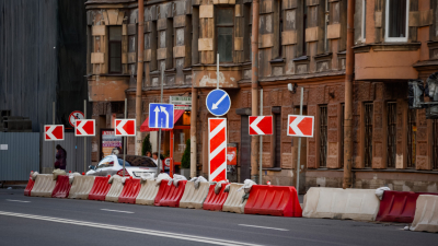 В двух районах Петербурга ограничат движение с 17 октября