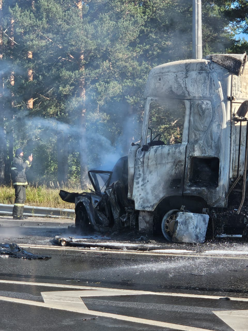 В полиции сообщили о двух погибших в массовом ДТП на «Сортавале» |  Телеканал Санкт-Петербург